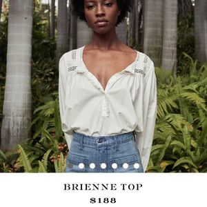 NWT Doen Brienne Top- Salt